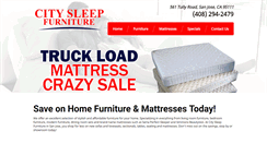 Desktop Screenshot of citysleepfurniture.com